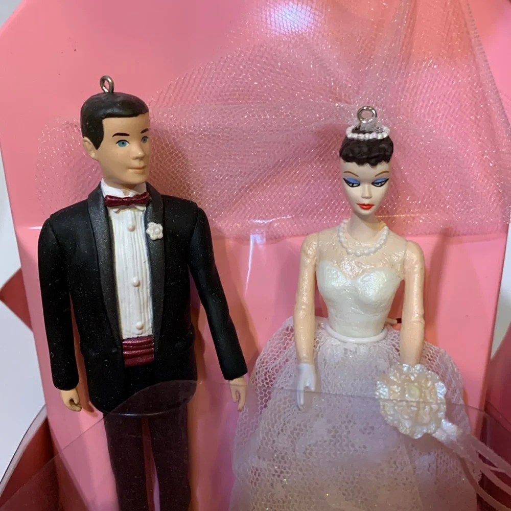 1997 Barbie Ken Wedding Day ornaments